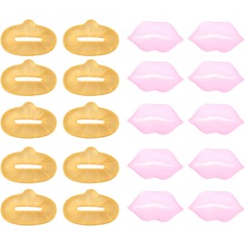 Healifty Almohadillas Hidratantes de Colágeno para Labios 20piezas, Mascarilla Labial Antiarrugas Uso, Cuidado Diario para Labios Suaves y Nutridos Varios estilos