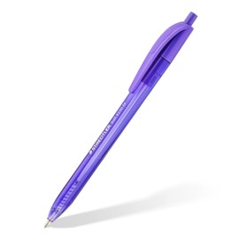 STAEDTLER 4230 M-6 Retractable Rainbow Ballpoint Pen - Purple (Box of 10)