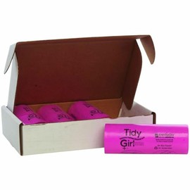 Tidy Girl TGUF Tidy Girl Feminine Hygiene Sanitary Disposal Bags, 150 per Roll (Case of 4 Rolls)