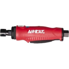 AIRCAT 6201 1/4" Straight Air Die Grinder, 22,000 RPM, 0.5 hp, Rear Exhaust