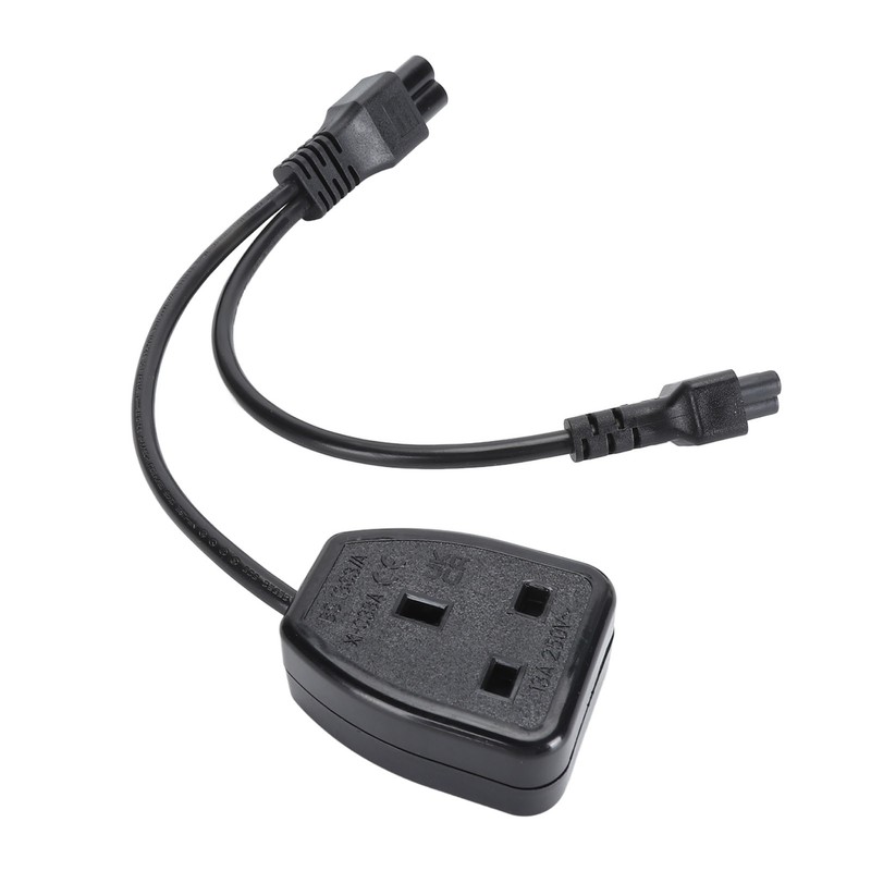 Power Plug Cable 30cm Y Shape IEC320 C6 Male to