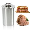 KAYCROWN Ham Maker, Stainless Steel Press Ham Maker with Thermometer-Circular