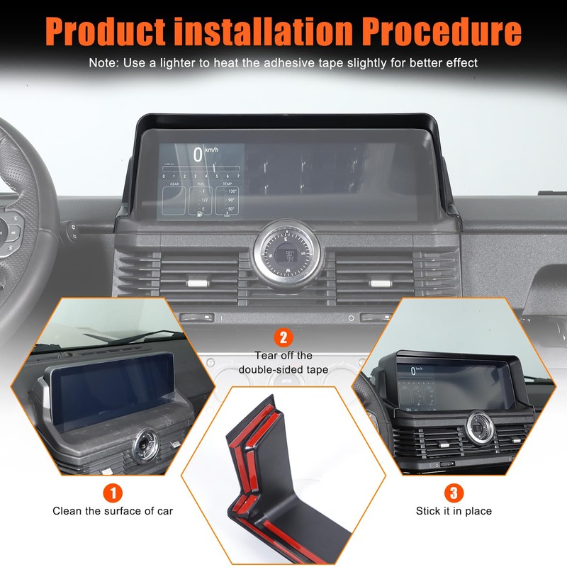 Tumukiw Car Navigation Screen Protector Sunshade Compatible with INEOS Grenadier