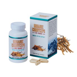 VUISONGUSA ORGANIC CORDYCEPS VS1500 - SIÊU ĐÔNG TRÙNG HẠ THẢO 60 CAPSULES