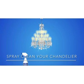 Brilliante Crystal ChandelCleaner Spray Bottle + 1 Crystal Cleaner Refill