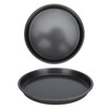 2Pcs Non Stick Pizza Pan Deep Thickened Carbon Steel Baking