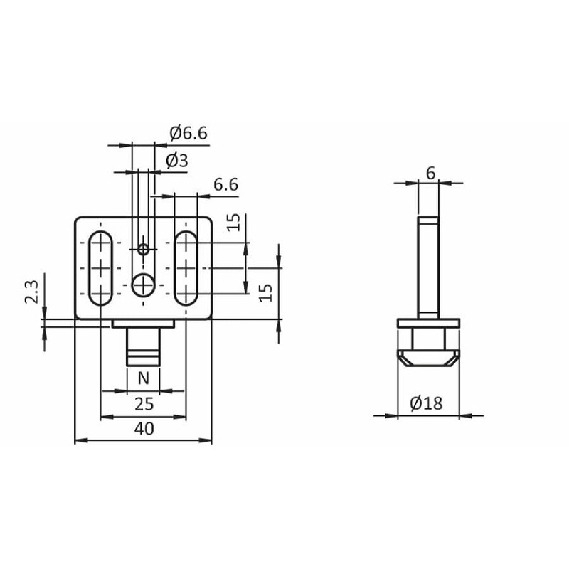 Surface Glider for Groove 10, 40 x 30 x 6,