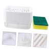 VICASKY 1 Set Dishwashing Soap Holder Press Soap Dispenser with
