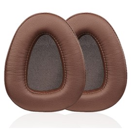 Replacement Ear Pads Compatible with Skullcandy Aviator (Aviator 2.0) Headphones, Akkiv Replacement Ear Pads Made of Protein Leather and Memory Foam (Brown)