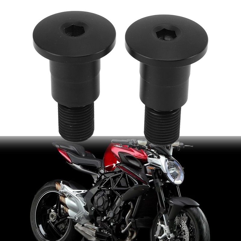 2PCS Motorcycle Handlebar Bar End Mirror Adapters M16 Thread Aluminum