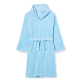 Playshoes Fleece Bathrobe, Unisex Children's Dressing Gown, blue