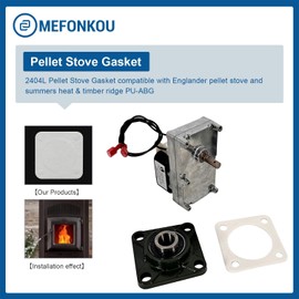 MEFONKOU Pellet Stove Gasket Compatible with Englander Auger Bearing and Summers Heat & Timber Ridge PU-ABG, 2404L (4/Pack)