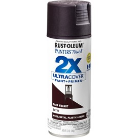 Rust-Oleum Painter's Touch 2X Ultra Cover Spray Paint 12oz Satin Dark Walnut