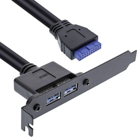 InLine Slot bracket - USB panel - 50 cm