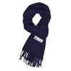 Glory Max - Bufanda unisex de invierno de color liso,