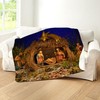 CafePress Nativity Scene Sherpa Fleece Throw Blanket 60" L x