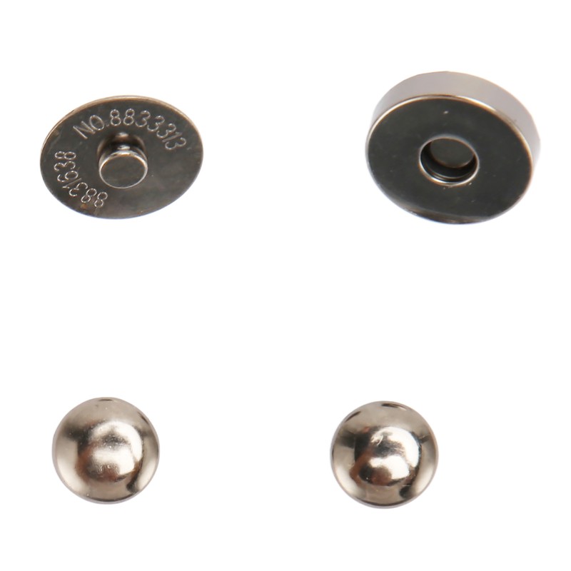 50 Sets Magnetic Button Clasp Snaps 18x5mm High Hardness Alloy