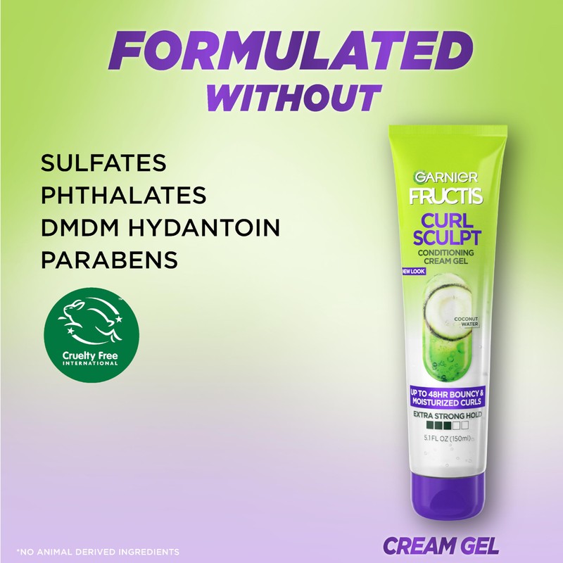 Garnier Fructis Style Curl Sculpt Conditioning Cream Gel for Bounce