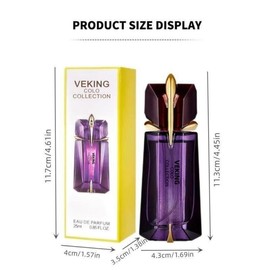 25ML Woody Oriental Scented Perfume, Long Lasting Fragrance for Women, Elegant Fragrance for Daily Office, Travel and Gifts, Christmas Gift