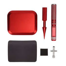 RC Repair Tools Kit Punch Cross Wrench Body Reamer Set for Remote Control Model Upgrade MaintenanceRed