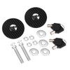 Hood Lock, 2pcs Car Universal Carbon Fiber Engine Hood Cover