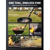 Propane Torch Gun, Adjustable Flame Thrower Gun, Max 3272℉ Propane