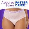 Always Discreet Adult Incontinence & Postpartum Underwear for Women, Maximum,