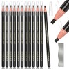 12 Piece Black Colour Waterproof Eyebrows Pencil Tattoo Makeup And