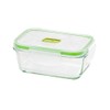 GioStyle 2 in 1 Rectangular Glass Container, 17 x 12