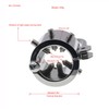Stainless Steel Heavy Duty Pendant Exercise Ring, Men's Stretching Exercise