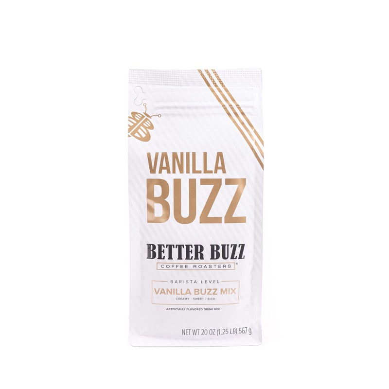 Better Buzz Vanilla Coffee Creamer (Vanilla Buzz) 20oz. Vanilla Powder
