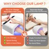 UV LED Nail Lamp, 120W UV Light for Gel Nails