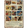 Fisher-Price Toys Make Learning Fun Ad 12"x9" Reproduction Metal Sign ZD07