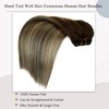 Sew in Hair Extensions Real Human Hair Weft Weave Extensions