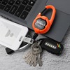 Retractable Keychain, Heavy Duty Carabiner Badge Holder, Tactical ID Badge