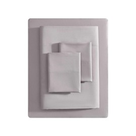 Vera Wang - King Sheet Set, Luxury Sateen Cotton Bedding, 800 Thread Count, Soft & Smooth Home Decor (Plum, King)