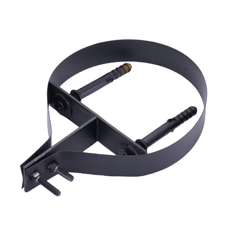 Sharplace 5" Chimney Pipe Bracket Wall Strap Pipe Clamp Metal