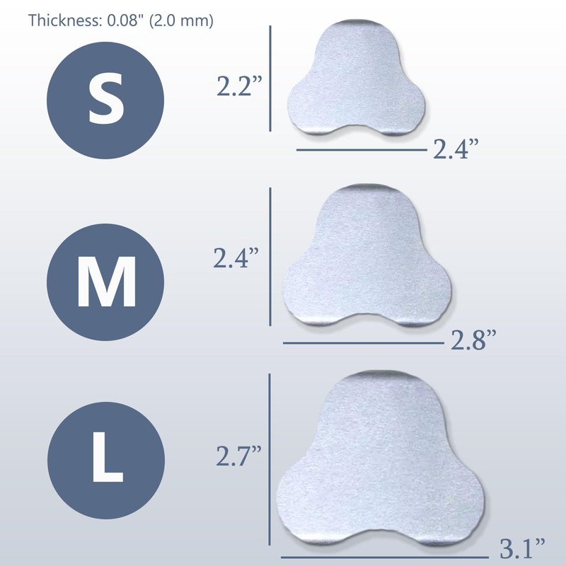 MUROCEA Aluminum Nasal Splints, External Nose Support Protector for Rhinoplasty