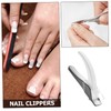 OHPHCALL Nail Tip Cutter Professional Nail Scissors U-shape for Anti-slip
