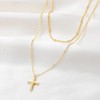 Gold Cross Necklace for Women Girls, Layered Gold Cross Necklaces