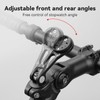 XBERSTAR Bicycle Computer Holder,Aluminum Alloy Computer Bracket Bicycle GPS Handle