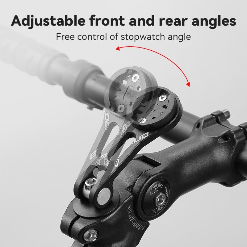 XBERSTAR Bicycle Computer Holder,Aluminum Alloy Computer Bracket Bicycle GPS Handle