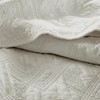 WDCOZY Beige 100% Cotton Oversized California King Size Quilt Bedding