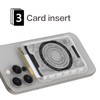 HZmeris Magnetic Card Holder, ID Holder Wallet Credit Card Magnetic