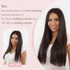 Silk-co 8 PCS Hair Extensions Clip in Hair Extension #01