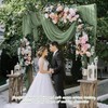 3 Pack Cheesecloth Table Runner, Table Decor Romantic Wedding Runner