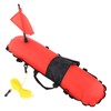 Torpedo Buoy Keep Diving Inflation with Collapsible Flag and Rope