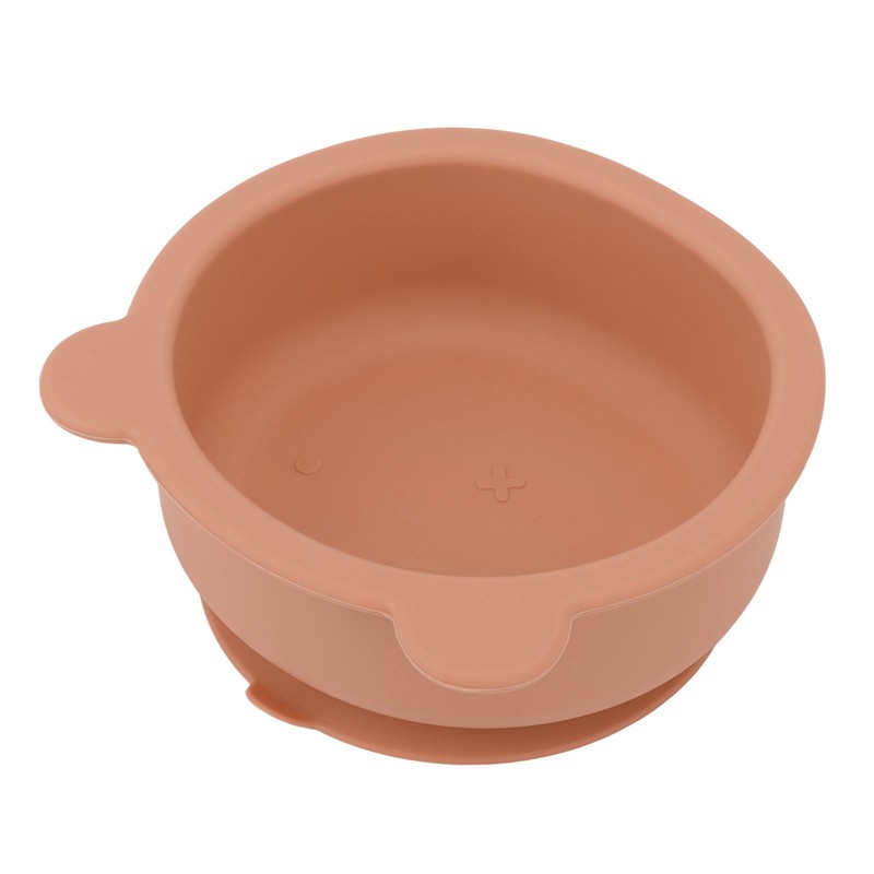 Silicone Baby Bowl Spoon Set with Bottom Suction Cup Ergonomic