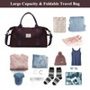 Travel Bag for Women, Overnight Duffel Weekender Bag with Toiletry