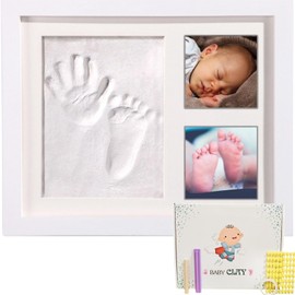 cotoms Baby Photo Frame, Handprints, Paw Shapes, Clay, Hand Stamps, Baby Shower, Naming